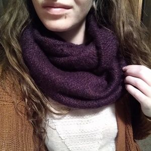 Deep purple scarf